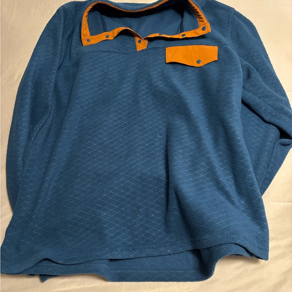Stylish Blue and Orange Women's Sweater